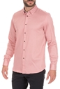 TED BAKER-Ανδρικό πουκάμισο TED BAKER BRADLEY ροζ